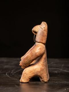 Seated terracotta Figure with nose ring Quimbaya culture ca 100 AD - 4267686