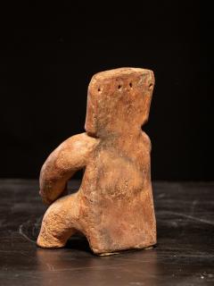 Seated terracotta Figure with nose ring Quimbaya culture ca 100 AD - 4267688