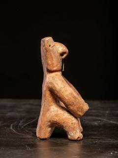 Seated terracotta Figure with nose ring Quimbaya culture ca 100 AD - 4267691