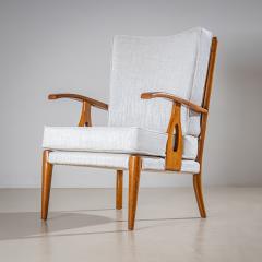 Seating Group with curved Armrests in the style of Paolo Buffa Italy - 4436765