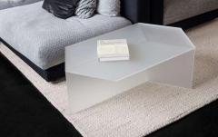 Sebastian Scherer Satin Glass Isom Oblong Coffee Table Sebastian Scherer - 1474767