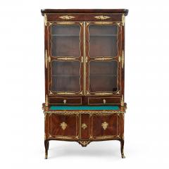 Second Empire period gilt bronze and kingwood display cabinet - 4121656
