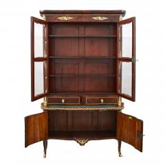 Second Empire period gilt bronze and kingwood display cabinet - 4121657