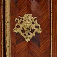 Second Empire period gilt bronze and kingwood display cabinet - 4121659
