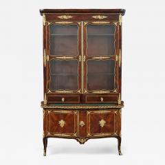 Second Empire period gilt bronze and kingwood display cabinet - 4121949