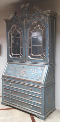Secretaire with hand carved gilded art work - 1080989