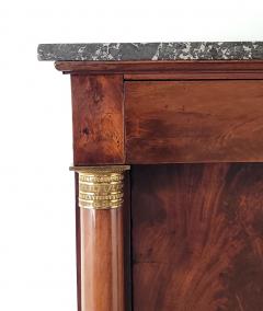 Secretary Abattant in Well Figured Mahogany with Marble Top France circa 1820 - 3054904