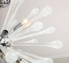 Seedy Clear Bubble Teardrop Murano Glass Sputnik Chandelier - 2416231