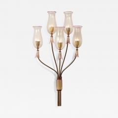 Seguso Vetri d Arte 5 Light Wall Sconce by Seguso Vetri dArte - 1592303