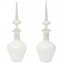 Seguso Vetri d Arte Fine Pair Italian Glass Decanters Seguso Murano - 4197291