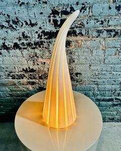 Seguso Vetri d Arte Murano Sculptural Table Lamp Italy 1960 - 4193435