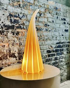 Seguso Vetri d Arte Murano Sculptural Table Lamp Italy 1960 - 4193436