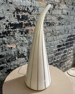 Seguso Vetri d Arte Murano Sculptural Table Lamp Italy 1960 - 4193439