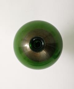 Seguso Vetri d Arte Rare Veronese Vase in Green with Gold Inclusions by Seguso vetri darte - 3516192