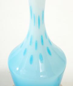 Seguso Vetri d Arte Seguso Sky Blue White Murano Glass Lamps - 4294832