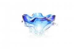 Seguso Vetri d Arte Seguso Vetri dArte Blown Blue Sommerso Art Glass Bowl Vase 1960 Italy - 2337966