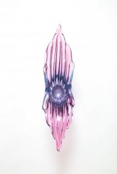 Seguso Vetri d arte Seguso Amethyst Magenta Murano Glass Vessel - 2108655