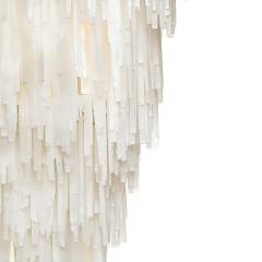 Selenite Crystal Cascading Chandelier 1970s - 2708678