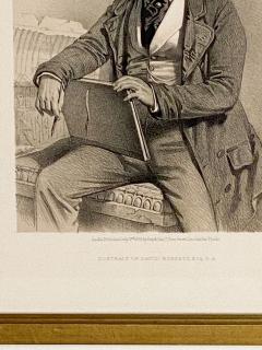 Self Portrait of Roberts Print 19th century - 2443566