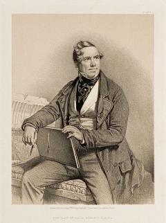 Self Portrait of Roberts Print 19th century - 2446427