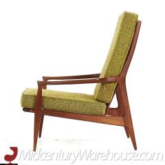 Selig Style Mid Century Walnut Lounge Chair - 3689678