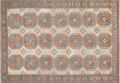 Semi Antique Afgan Beshir Rug 611 x 910  - 4063702