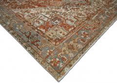 Semi Antique Persian Heriz Rug 83 x 116  - 4050460