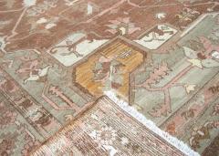 Semi Antique Persian Heriz Rug 99 x 11 - 4048563