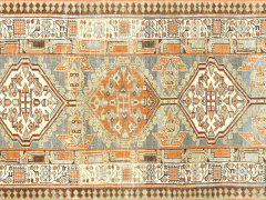 Semi Antique Persian Heriz Runner 211 x 141  - 4061874