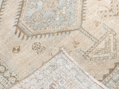 Semi Antique Persian Heriz Runner 35 x 147  - 4063616