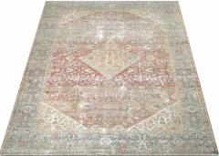 Semi Antique Persian Mahal Rug 108 x 141  - 4006836