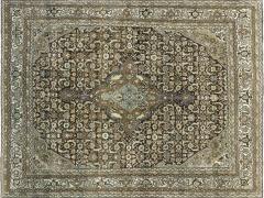 Semi Antique Persian Melayer Rug 87 x 113  - 4050506