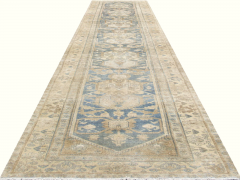 Semi Antique Persian Melayer Runner 29 x 154  - 4064191