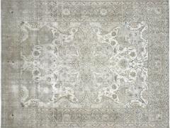 Semi Antique Persian Tabriz Rug 102 x 134  - 4050498