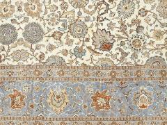 Semi Antique Persian Tabriz Rug 103 x 131  - 4061336