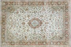 Semi Antique Persian Tabriz Rug 78 x 115  - 4050535