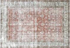 Semi Antique Persian Tabriz Rug 79 x 114  - 4050872