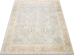 Semi Antique Persian Tabriz Rug 85 x 106  - 4063732