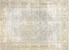 Semi Antique Persian Tabriz Rug 85 x 115  - 4061689