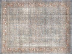 Semi Antique Persian Tabriz Rug 87 x 113  - 4049324