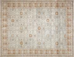 Semi Antique Persian Tabriz Rug 89 x 110  - 4063580