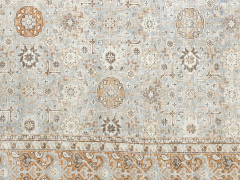 Semi Antique Persian Tabriz Rug 89 x 110  - 4063631