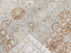 Semi Antique Persian Tabriz Rug 89 x 110  - 4063634