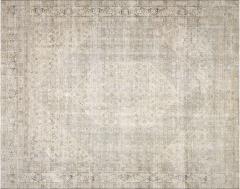 Semi Antique Persian Tabriz Rug 98 x 121  - 4061659