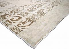 Semi Antique Turkish Oushak Rug 51 x 710  - 4050459