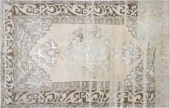 Semi Antique Turkish Oushak Rug 51 x 710  - 4050525