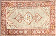 Semi Antique Turkish Oushak Rug 83 x 127  - 4048620