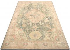 Semi Antique Turkish Oushak Rug 92 x 125  - 4048534