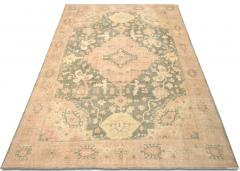 Semi Antique Turkish Oushak Rug 92 x 125  - 4048561