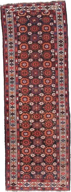 Semi antique Varamin Persian rug 1940s - 3479216